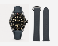 Load image into Gallery viewer, FKM Rubber Sailcloth Watch Strap - 20mm/22mm Quick Release, Stainless Steel Clasp