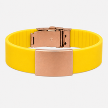 Load image into Gallery viewer, Personalized Silicone Medical ID Bracelet | Engraved Hypoallergenic Wristband