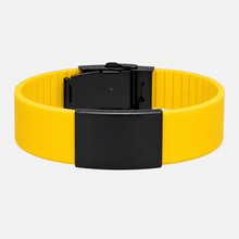 Load image into Gallery viewer, Personalized Silicone Medical ID Bracelet | Engraved Hypoallergenic Wristband