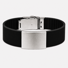 Load image into Gallery viewer, Personalized Silicone Medical ID Bracelet | Engraved Hypoallergenic Wristband