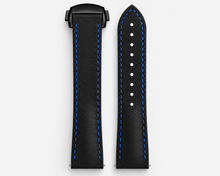 Load image into Gallery viewer, Stitched FKM Hybrid Strap with Deployment Clasp Sailcloth Pattern
