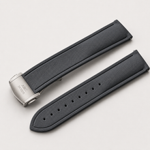 Load image into Gallery viewer, FKM Rubber Sailcloth Watch Strap - 20mm/22mm Quick Release, Stainless Steel Clasp