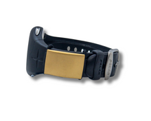 Load image into Gallery viewer, Medical alert for fitbit, medical alert for Garmin, Polar. Engraved stainless steel identity tag, medical alert tag.