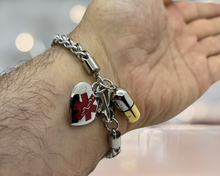 Load image into Gallery viewer, Medical ID Alert Bracelet | Pill Cylinder Holder |  Men Stainless Steel ID Tags | Personalized Bracelet with Pill Holder | Engraved Bracelet