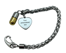 Load image into Gallery viewer, Medical ID Alert Bracelet | Pill Cylinder Holder |  Men Stainless Steel ID Tags | Personalized Bracelet with Pill Holder | Engraved Bracelet