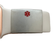 Load image into Gallery viewer, Smart Watch ID Tag | Engraved Silver stainless Steel | My Custom ID™