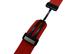 Load image into Gallery viewer, Apple Watch Red Band Personalized 38mm 40mm 41mm 42mm 44mm 45mm 49mm, Band iWach Series 9 8 7-1 Silicone Apple Watch