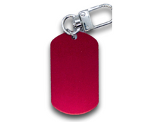 Load image into Gallery viewer, Emergency Medical Alert Customizable Engraved Keychain - Engraved Aluminum Keychain - Diabetes - Allergy - Medical Id Tag.