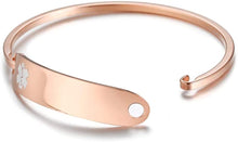 Load image into Gallery viewer, Medical Alert Bracelet For Women And Men. Engraved Rose Gold Stainless Steel Medical Alert Bracelet For Women and Men.