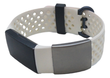 Load image into Gallery viewer, ID Tag for Fitness Tracker, Silver Stainless Steel, Personalized, 24mm x 28mm. My Custom ID™