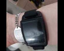 Load image into Gallery viewer, VNS Magnet Wrist Band, Silicone pin and tuck band for Vagus Nerve Stimulator Magnet.