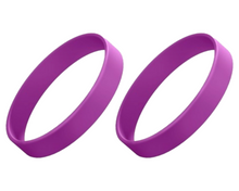 Load image into Gallery viewer, Stretch Silicone Wrist ID, 13mm wide, Adult size.