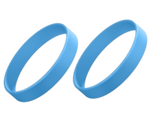 Load image into Gallery viewer, Stretch Silicone Wrist ID, 13mm wide, Adult size.