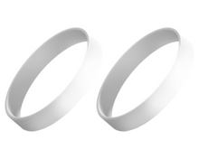 Load image into Gallery viewer, Stretch Silicone Wrist ID, 13mm wide, Adult size.