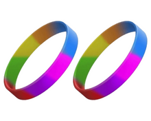 Load image into Gallery viewer, Stretch Silicone Wrist ID, 13mm wide, Adult size.