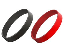 Load image into Gallery viewer, Stretch Silicone Wrist ID, 13mm wide, Adult size.