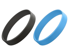 Load image into Gallery viewer, Stretch Silicone Wrist ID, 13mm wide, Adult size.