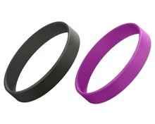 Load image into Gallery viewer, Stretch Silicone Wrist ID, 13mm wide, Adult size.
