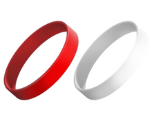 Load image into Gallery viewer, Stretch Silicone Wrist ID, 13mm wide, Adult size.