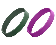 Load image into Gallery viewer, Stretch Silicone Wrist ID, 13mm wide, Adult size.