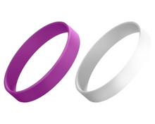 Load image into Gallery viewer, Stretch Silicone Wrist ID, 13mm wide, Adult size.