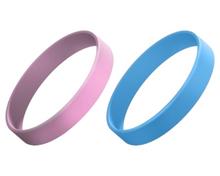 Load image into Gallery viewer, Stretch Silicone Wrist ID, 13mm wide, Adult size.