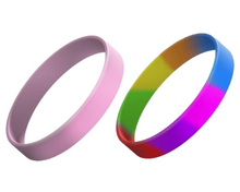 Load image into Gallery viewer, Stretch Silicone Wrist ID, 13mm wide, Adult size.