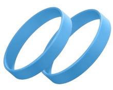 Load image into Gallery viewer, Stretch Silicone Wrist ID, 13mm wide, Adult size.