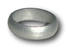 Load image into Gallery viewer, Silver Silicone Ring, 5.6 mm wide.
