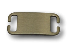 Load image into Gallery viewer, slide on dog tag brass gold
