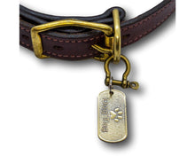 Load image into Gallery viewer, Shop Antique Dog Tag in Bronze with Personalized laser Engraving | My Custom ID™