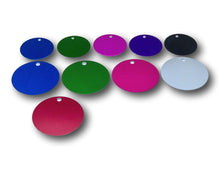 Load image into Gallery viewer, Aluminum name tag in different colors and sizes