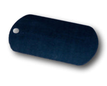 Load image into Gallery viewer, Military Dog Tag Necklace - Black Aluminum Engraved