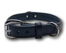 Load image into Gallery viewer, Personalized Dog collar | Black leather dog collar | My Custom ID™