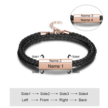 Load image into Gallery viewer, Engraving Stainless Steel Unisex Bracelet | Rose Gold | My Custom ID™
