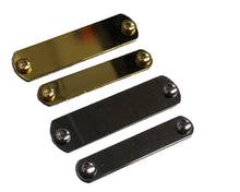 Charger l'image dans la galerie, Dog Tag, Name plate, Collar plate, Personalized, Brass Nameplate, Gold & Silver Finish. freeshipping - My Custom ID