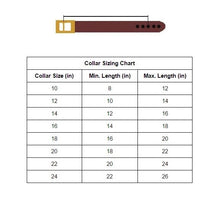 Charger l'image dans la galerie, Dog Collar, Leather & Engraved Nameplate, Chestnut, 1" wide. freeshipping - My Custom ID