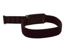 Load image into Gallery viewer, Id Bracelet, Nylon Loop, Personalized Bracelet, Black, Pink. freeshipping - My Custom ID