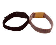 Load image into Gallery viewer, Id Bracelet, Nylon Loop, Personalized Bracelet, Black, Pink. freeshipping - My Custom ID