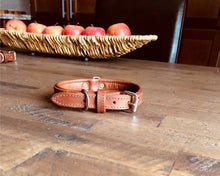 Load image into Gallery viewer, Dog Collar, Genuine Leather, Engraved Nameplate, Personalized Leather Dog Collar, Custom Dog Collars for Dogs, Laser Engraved Dog Collar freeshipping - My Custom ID