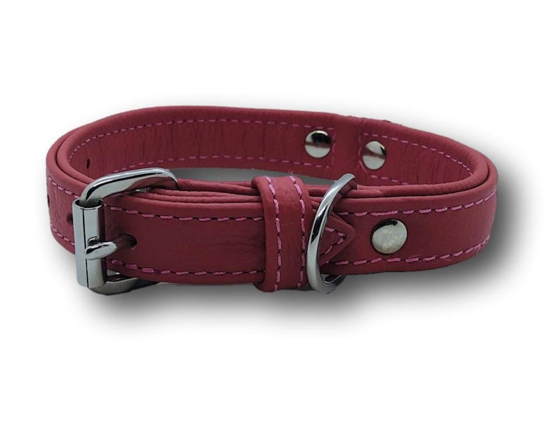 Leather Dog Collar, Personalized Dog Collar, Personalized Leather Dog Collar, Engraved Dog Collar. freeshipping - My Custom ID