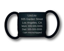 Load image into Gallery viewer, Dog Tag, Pet ID Tag, Nylon Band, Stainless Steel, Engraved Dog Tags. Jingle-Free Pet Tag. freeshipping - My Custom ID