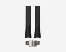 Load image into Gallery viewer, Curved FKM Rubber Watch Strap, Cut-to-size, Deployment Clasp, Waterproof, (20mm,22mm)
