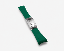 Load image into Gallery viewer, 20mm Curved End Silicone Rubber Watch strap | Compatible with Select Rolex, Seiko &amp; Hamilton Watches
