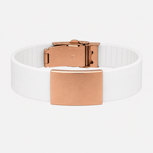 Load image into Gallery viewer, Personalized Silicone Medical ID Bracelet | Engraved Hypoallergenic Wristband
