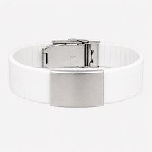 Load image into Gallery viewer, Personalized Silicone Medical ID Bracelet | Engraved Hypoallergenic Wristband
