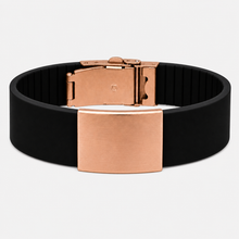 Load image into Gallery viewer, Personalized Silicone Medical ID Bracelet | Engraved Hypoallergenic Wristband
