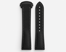 Load image into Gallery viewer, Stitched FKM Hybrid Strap with Deployment Clasp Sailcloth Pattern
