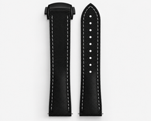 Load image into Gallery viewer, Stitched FKM Hybrid Strap with Deployment Clasp Sailcloth Pattern
