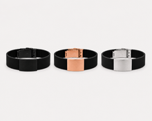 Load image into Gallery viewer, Personalized Silicone Medical ID Bracelet | Engraved Hypoallergenic Wristband
